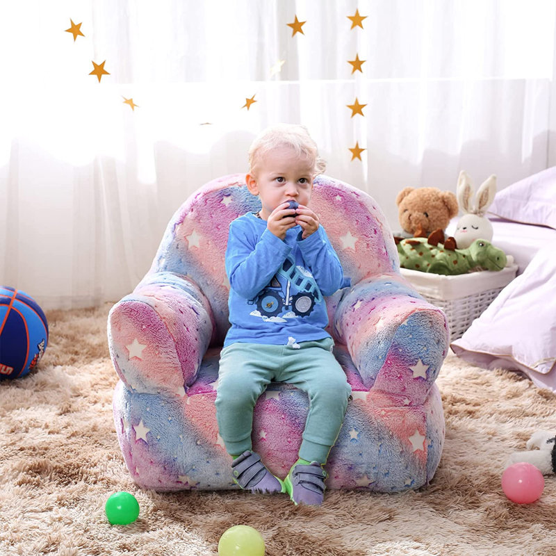 Abdalmalik Kids 11'' Club Chair and Ottoman
