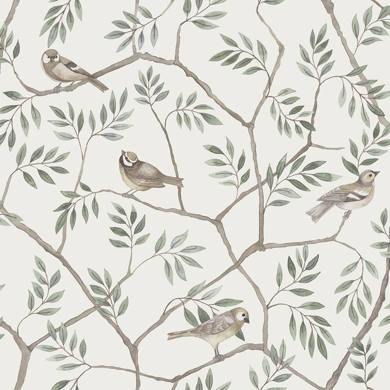 Angastina 10.05m x 53cm Matte Paste the Wall Wallpaper Roll, Light Green