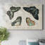 «Crackled Butterflies III», toile tendue avec châssis-1332337346