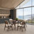5-Piece Wood Dining Set with Upholstered Chairs-1253638770-1165014203