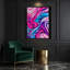 Abstrait art fluide sur toile rose 29-653414591