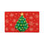 Tapis anti-fatigue sapin de Noël nostalgique « Twas The Night », 76 x 46 cm
