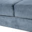 Canapé modulaire polyvalent en velours gris - 2 sièges, coussins détachables et épaissis pour bureau confortable 2 po pour chambre à coucher-1055970451