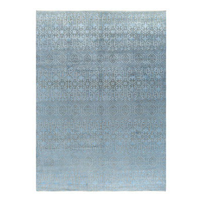 Overdyed One-of-a-Kind 9' 1" X 12' 2" Hand Knotted Area Rug