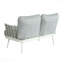 Ensemble de causeuse et de table gris acier Steel-1652526125