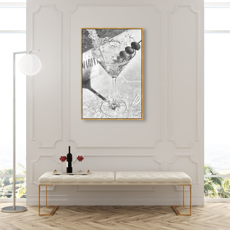 Chill Time II Print by Oliver Gal, 31"H x 21"W, Gold Floater Frame
