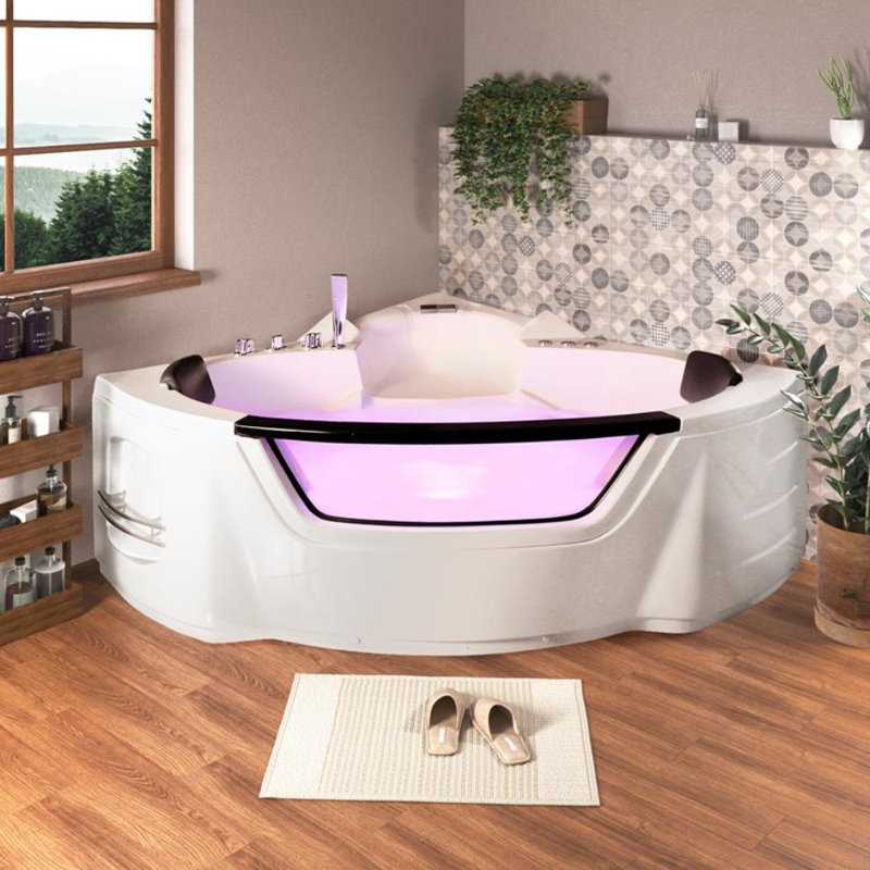 1300mm x 1300mm Freestanding Acrylic Bathtub