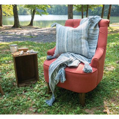 Recycled Hand Woven Throw Blanket