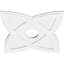 Médaillon de plafond contemporain en PVC de qualité architecturale 32 po x P 6 po x P 11 po x P 1 po-36077871