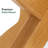 Round Dining Table with Tempered Glass Top and Solid Wood Legs-78065826