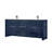 Lafarre 80 in W x 20 in D Double Bath Vanity and Gun Metal Faucet Set-113058078-104788948