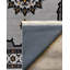 Tapis marocain en coton et polyester à imprimé numérique Albasa Collection-1883517019