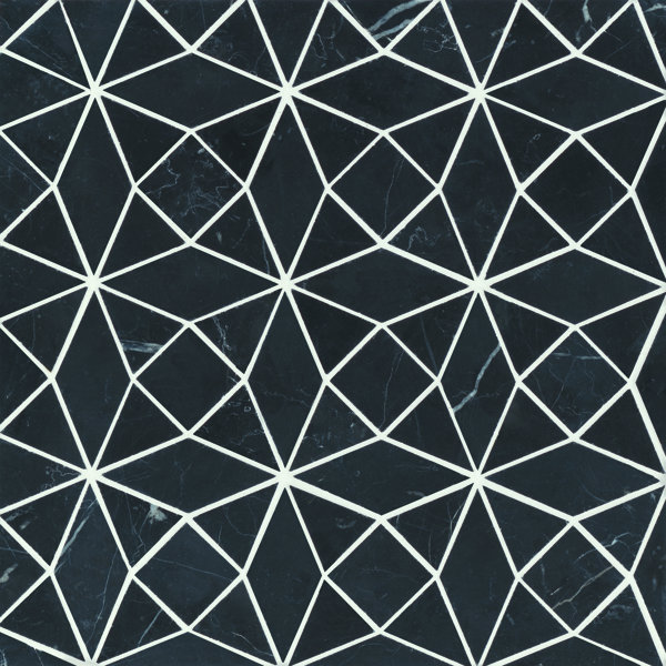 Monet Honed 10'' x 10'' Straight Edge Marble Mosaic Sheet Tile