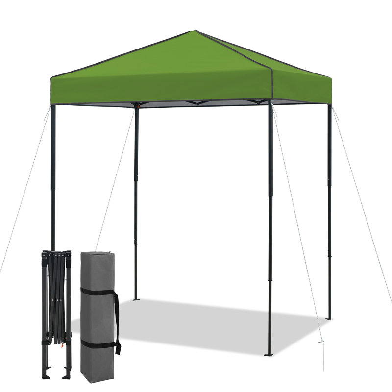 6x4 Canopy Tent, Heavy Duty Pop up Canopy with Carry Bag, Grass Green