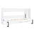 Twin Bed With White Bookcase Storage Cabinet - Robust & Space Conscious Feature Size Rack Unit Maximizing-745689560