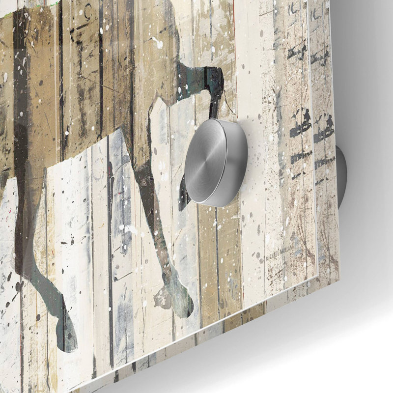 «Dark Horse» par Michael Mullan, art mural en verre acrylique, H 24 po x l 36 po x P 0,2 po