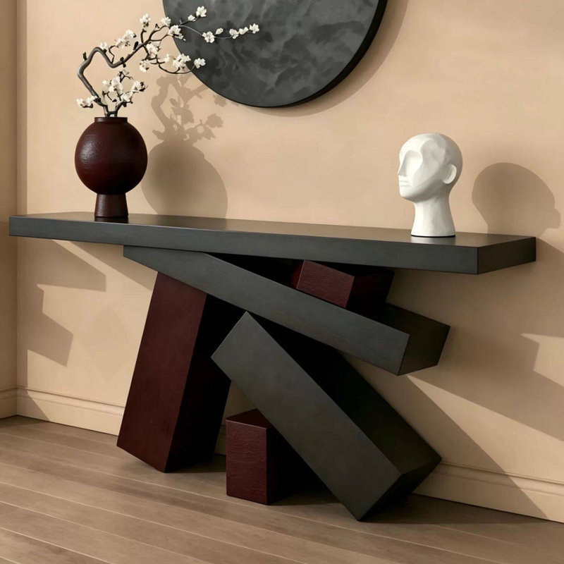 Console de style italien moderne et minimaliste, H 31,5 po x l 70,9 po x P 17,7 po
