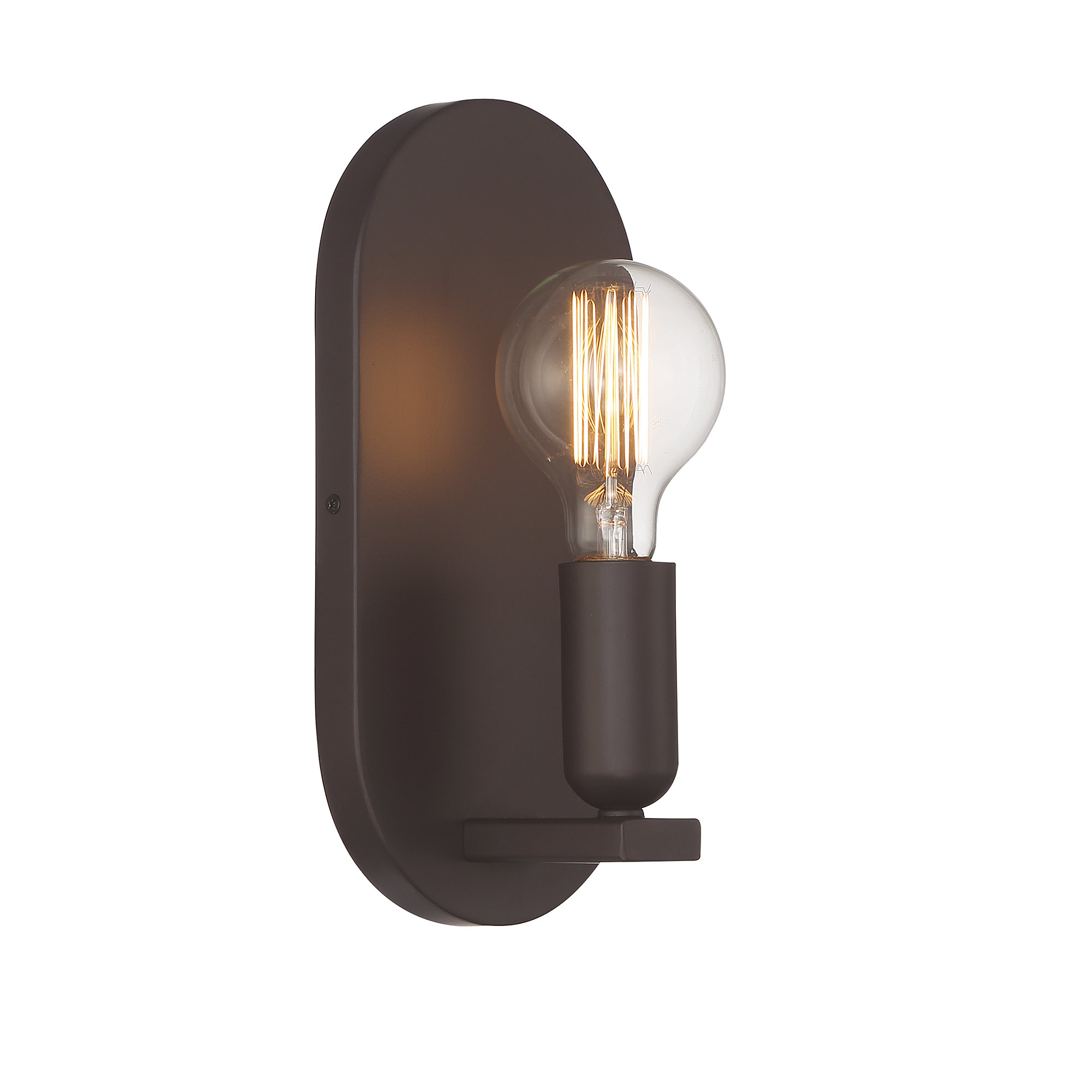 Cassi 1 - Light Dimmable Armed Sconce, Brushed Bronze