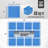 CAP Interlocking Exercise Foam Mats, 48 SQ.FT Diamond, TATAMI, T-Pattern 1-Inch Thickness Tiles-98181967