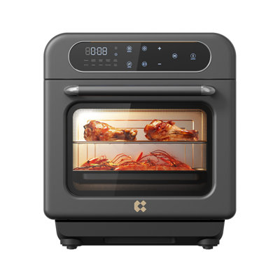 Steam Air Fryer Oven, 8-in-1 Countertop Toaster Oven with Healthy Steam Cooking, Large Capacity Convection Oven for Bake, Roast & Air Fry