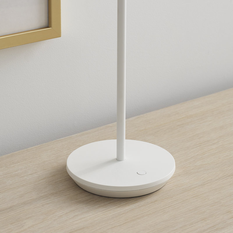 Nevis Accent Rechargeable Table Lamp, Matte White