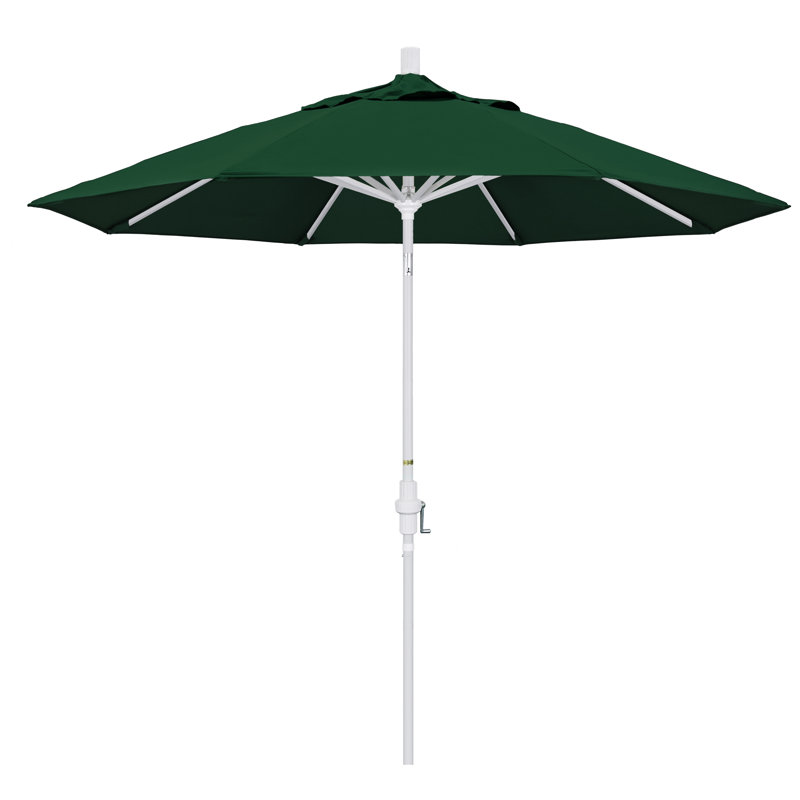 Parasol 9 'Market Sunbrella, Toile Sunbrella® vert forêt