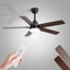Ventilateur de plafond moderne à 5 pales avec lumière DEL et télécommande Derick-369074906-379626993