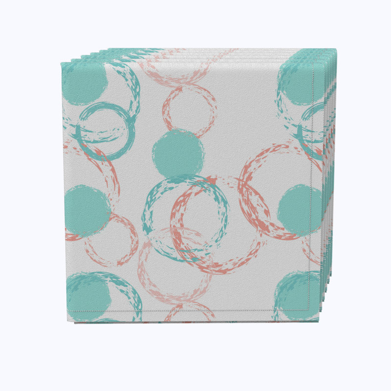 100% Cotton Geometric Square Napkin