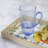 8.75" Blue Textured Glass Beverage Pitcher