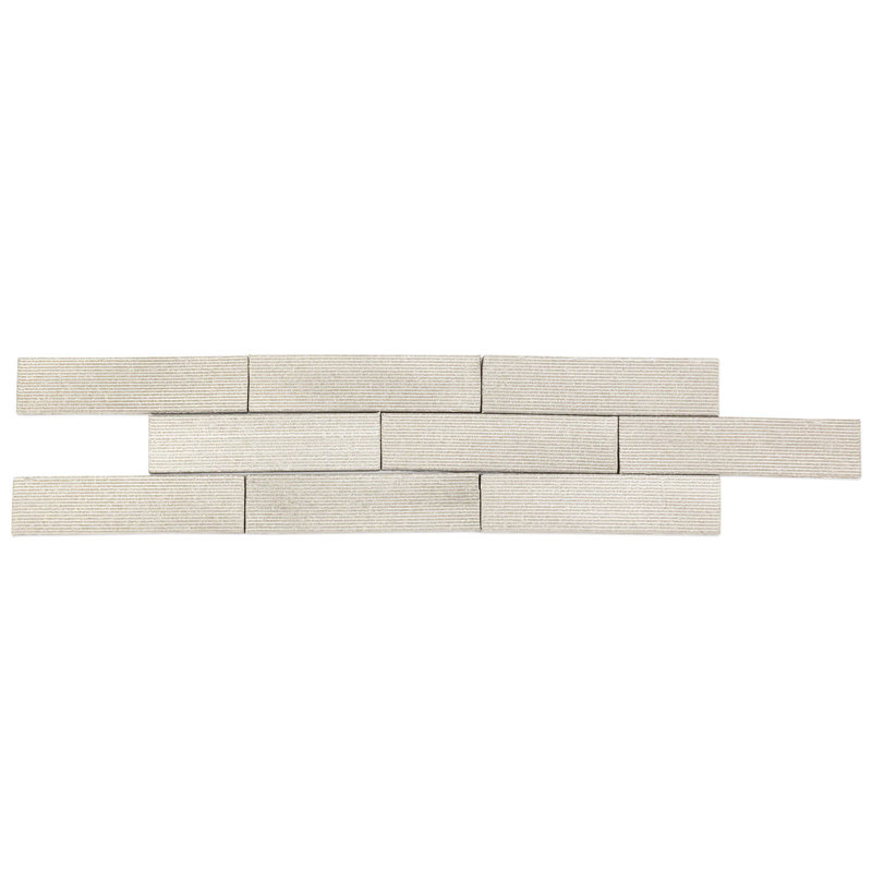 Weston 2" x 9" Hand Glazed Ceramic Subway Wall Tile, Matte White