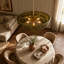 6 - Light Glass Chandelier