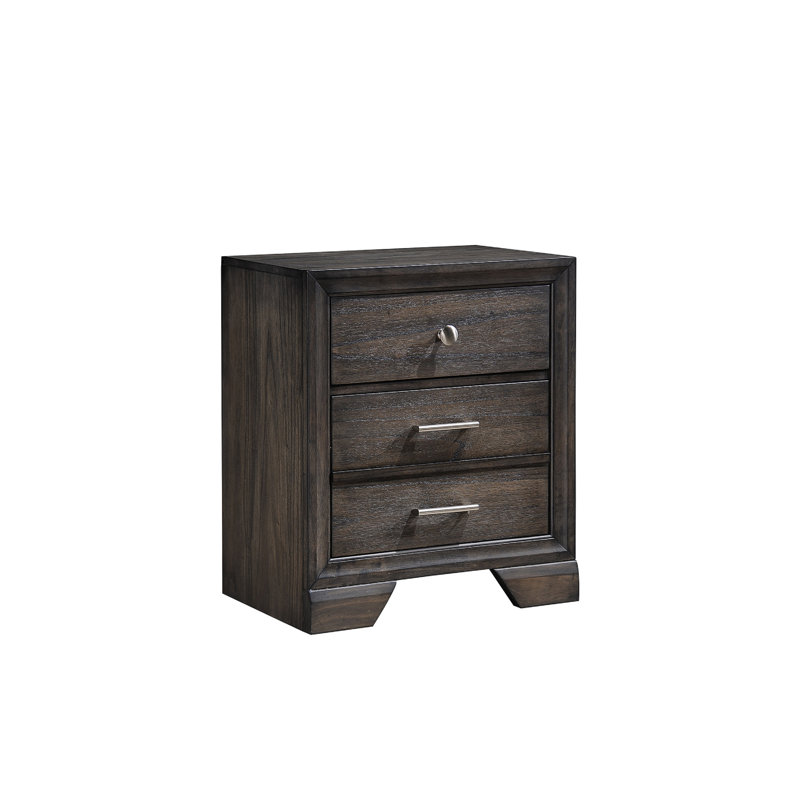 Table de chevet 2 tiroirs 1pc