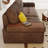 Coffee 100% Polyester Standard Sofa cushion Loveseat