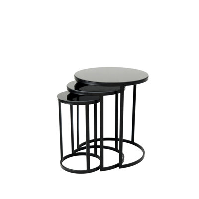 Tables gigognes en verre
