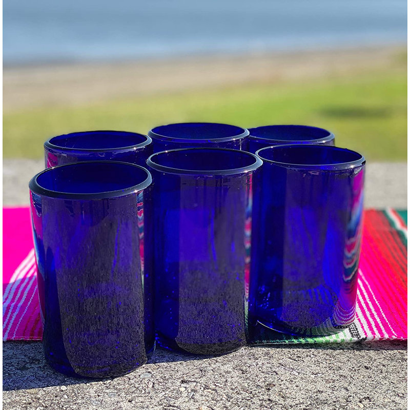 Verre à vin 14 oz. Dessie Verres à boire Pure Cobalt
