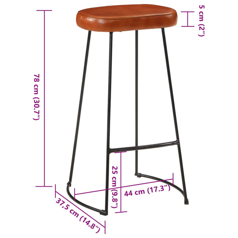 Bashan 150cm Bar Set, Brown