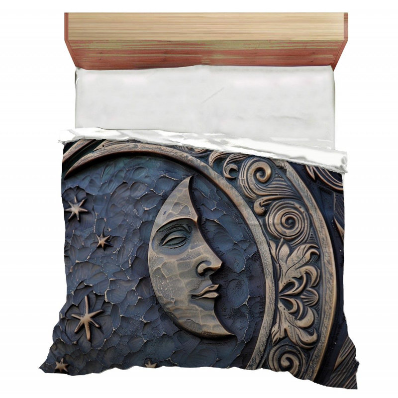 Eye Motif Cool Microfiber / Polyester Comforter, Queen Comforter