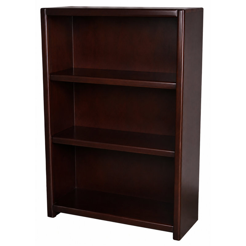 McKaylah Bookcase, Caribbean Rum, (2 Shelf) 48” H x 32” W x 13” D