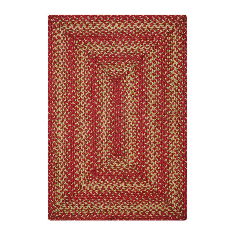 Bande de roulement rouge Darrion, Rectangle 8 po x 8 po