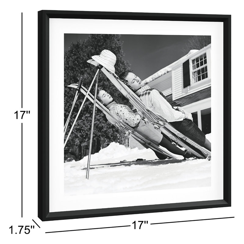 «New England Skiing» par Slim Aarons - impression
