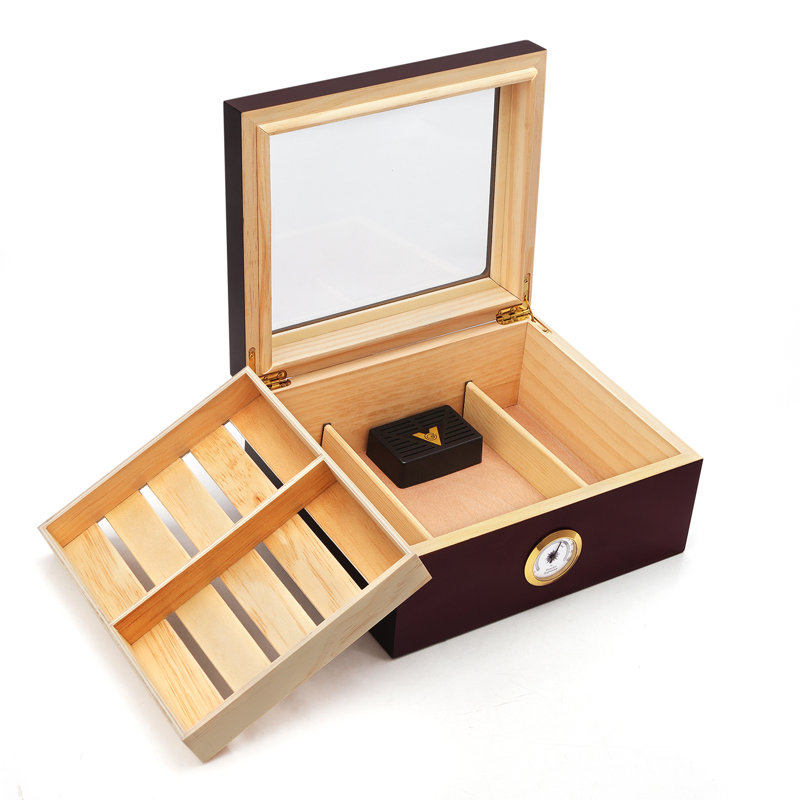 Miraj Glass Cigar Humidor