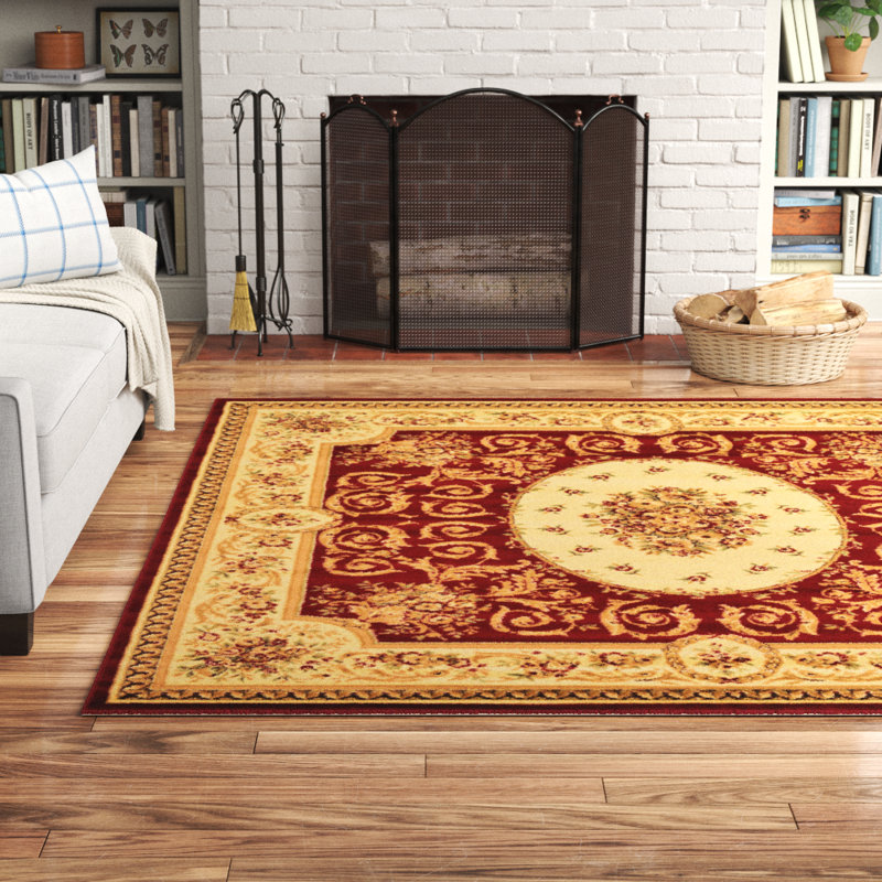 Aracelia Floral Indoor Rug, Rectangle 6'1" x 9'