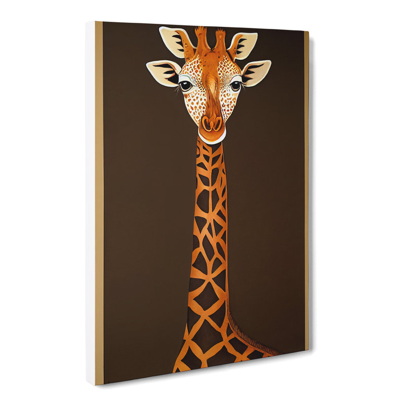 Giraffe Indian - Wrapped Canvas, 76cm H x 50cm W x 3cm D