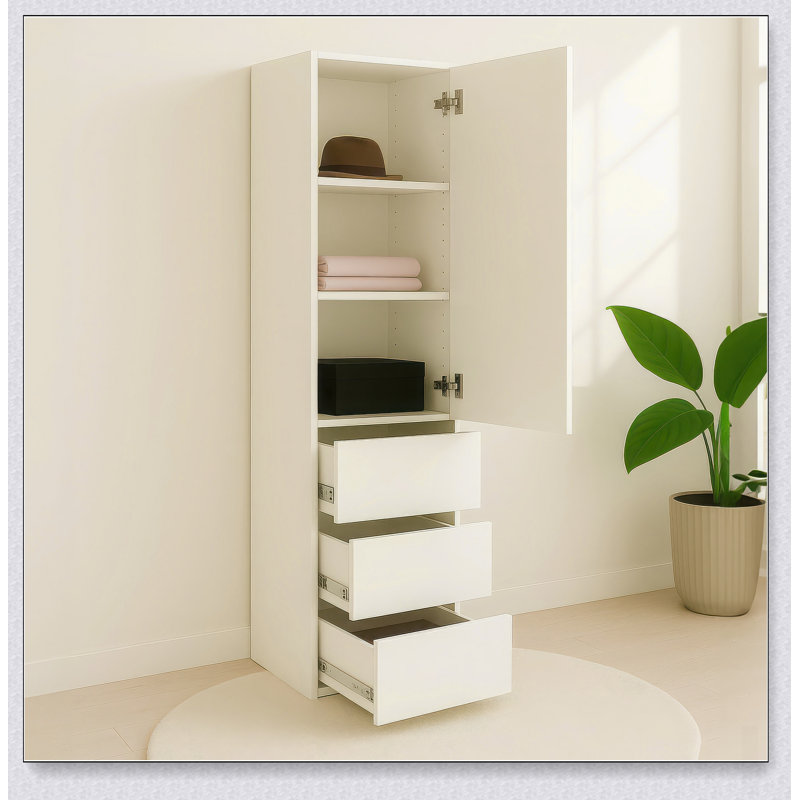 Armoire modulaire en bois avec tiroirs Elise