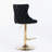 Swivel Velvet Barstools with Adjusatble Seat Height-1880070258-1880070280