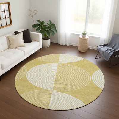 Machine Washable Indoor/Outdoor Jenning ACN2275 Geometric Rug