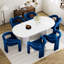 Ensemble de table de salle à manger 70 po avec chaises Velevt-259004730-259004731-259004729