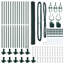Hexagon Fence Green Steel-375302497