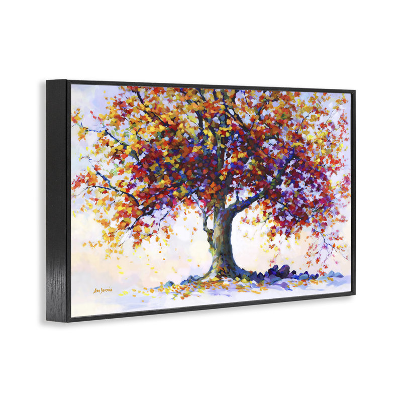 «Heartfelt Hues», estampe numérique par Leon Devenice, Giclée encadrée noir minuit, H 16 po x l 24 po
