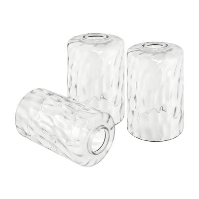 Abat-jour cylindrique en verre 1,6 po